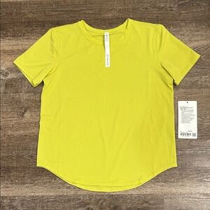 Lululemon Athletica Bright Yellow Short Sleeve Tee